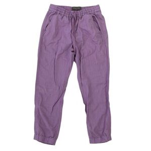 Point Sur Lilac Linen Joggers